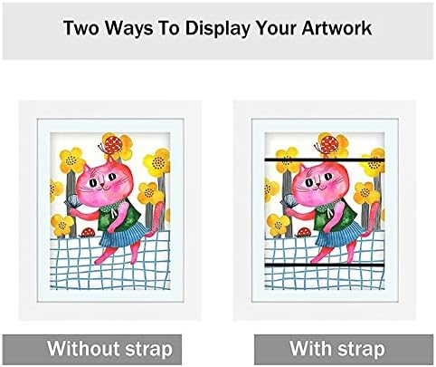 4pack Детска уметничка рамка, детски уметнички рамки пред отворање, рамка за детски уметнички дела Променливи A4, уметнички дела за складирање