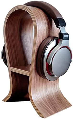 Универзални слушалки на yfqhdd 1pc стојат дрвени слушалки за складирање на држачот за складирање