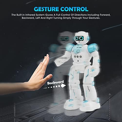 Гевенија РК Робот Играчки За Деца, Далечински Управувач Робот Играчки Со гест &засилувач; Сензори Програмабилни Танцување, Одење, Пеење, Полнење Интелигентни Робот