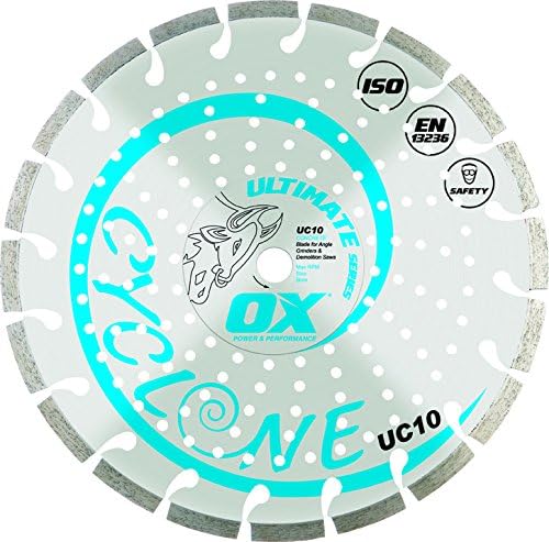 OX OX-UC10-8 Ultimate 8-инчен дијамантски сечило, DM-7/8-инчен-5/8-инчен