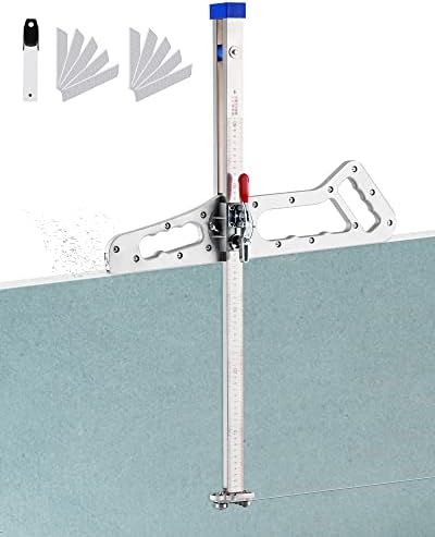 Алатка за сечење на сув wallид yjingrui, преклопен секач за сув wallид, секач за гипс табла за рака, секач за гипс табла со резервни сечила од