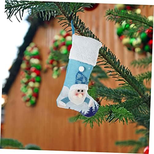 Toyvian Божиќни украси Chrismas Cops de Regalo de trational Божиќни чорапи што висат Божиќни чорапи Санта порибување Божиќ, висечки торбички,