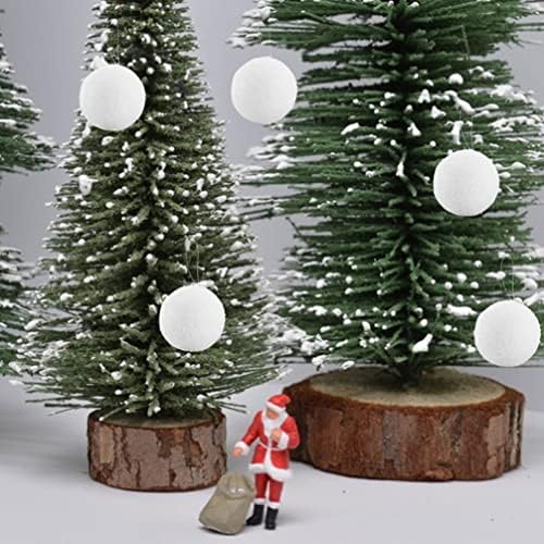 Генерички 500 парчиња занаетчиски топки со пена мали мазни кружни сфери полистирен топки за моделирање топки за DIY Божиќни украси за