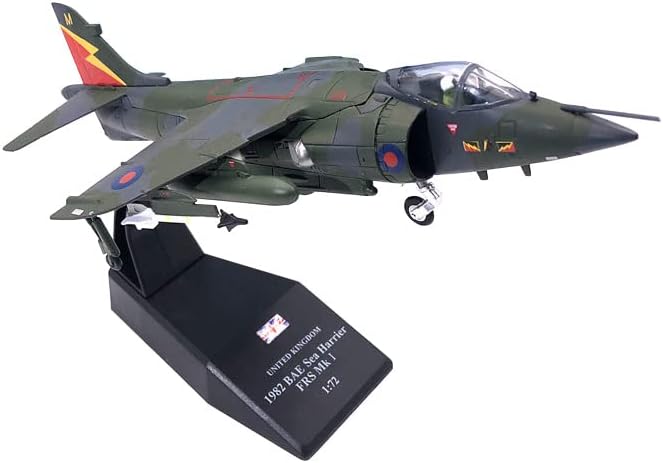 1:72 Скала британски маринци Хариер скок борбен авион авионски авион метал воен диекаст модел на украси за украси