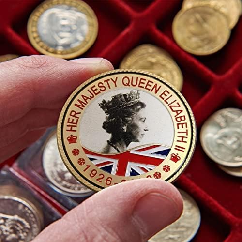 Комеморативни Монети На кралицата Елизабета ВТОРА, Колекционерски Монети На Кралицата Елизабета ВТОРА, Англиска Кралица 1926-2022 Спомен
