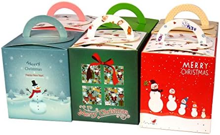 12 парчиња Симпатична Кутија За Подароци За Подароци Од Цртани Филмови За Бонбони За Подароци За Свадба Божиќ Подароци Слатки Божиќна Фестивалска