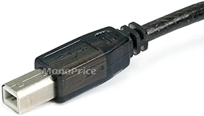 Monoprice USB-A до USB-B 2.0 кабел-активен 28/24awg Black 33ft
