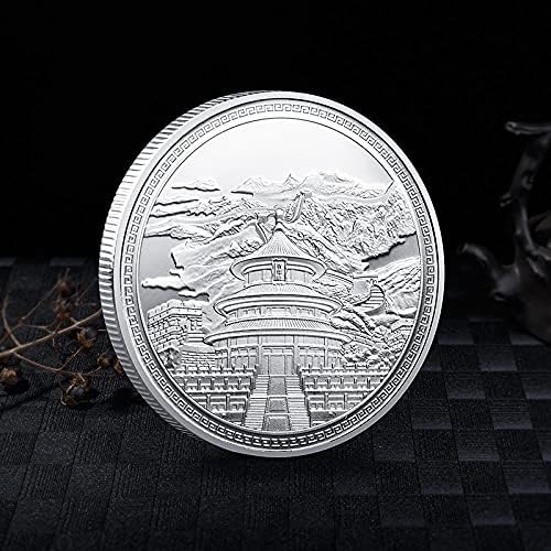 2021 Прекрасен Кинески Традиционален Просперитет Донесен Од Змејот И сребрената комеморативна Монета Феникс