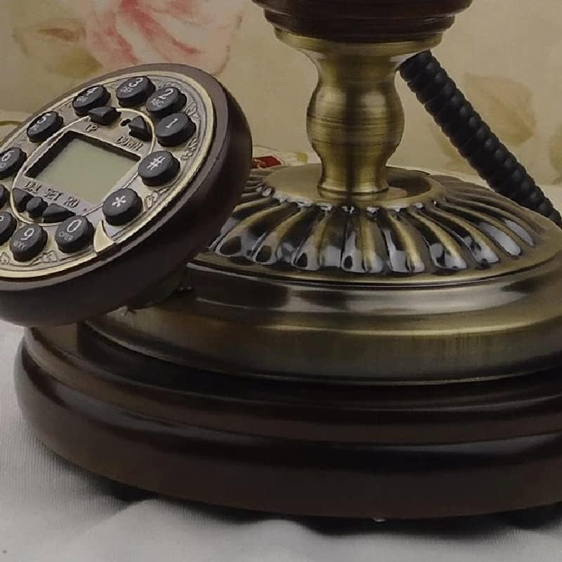 Zjhyxyh гроздобер фиксен телефонски бирање антички телефонски фиксни телефонски телефон за канцелариски дом хотел