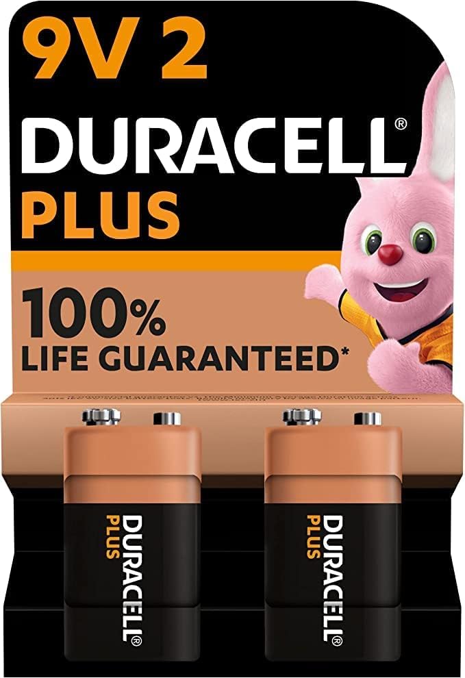 Дурацел-Копертоп 9В Алкални Батерии-долготрајна, сеопфатна батерија од 9 Волти за домаќинство и бизнис - 2 брои