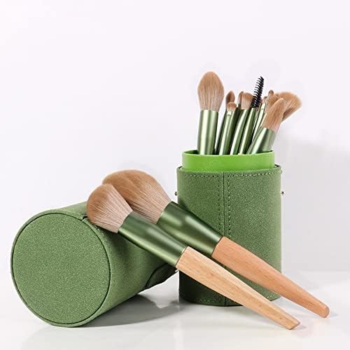 Ренслат природа бука дрво шминка за шминка целосен сет за убавина алатки мек прав Фондација коректор за очила