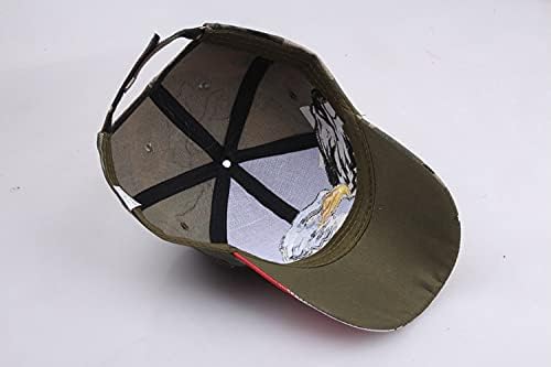 Бесбол капа на Eikou USA Поло -стил извезен тато капа, прилагодливо американско знаме за мажи и жени （Дојди со клуч за знаме）