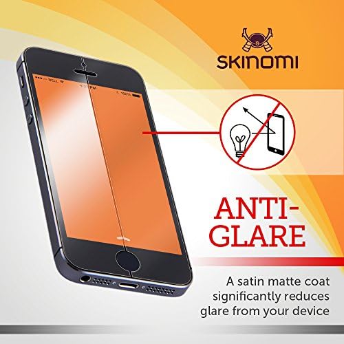 Заштитник на матниот екран на Skinomi компатибилен со Samsung Galaxy S21 Fe 5G анти-сјаен мат кожа TPU анти-меур филм