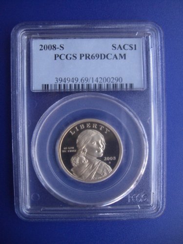 2008 S Sacagawea Dollar PCGS PR 69 DCAM