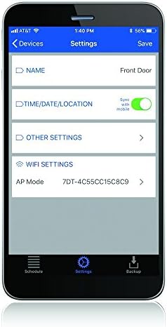 Ascend Smart Wi-Fi 15 засилувач 7-дневен затворен тајмер во wallидот, работи со Alexa, Auto DST & Astro вклучено/исклучено, бело