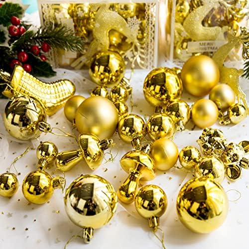 EQY 30 парчиња Божиќни украси за новогодишни украси на новогодишни елки