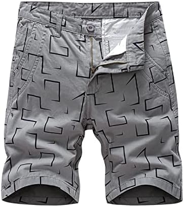 Опуштени вклопувачки карго шорцеви за мажи лабави се вклопуваат тропски панталони за плажа за мажи прикриваат новогодишно риболов машки