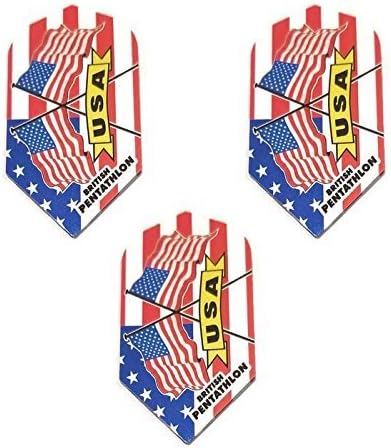 Pentathlon USA American Flag Stars & Stripes America 100 микрони Дополнителни силни стандардни летови на стрела