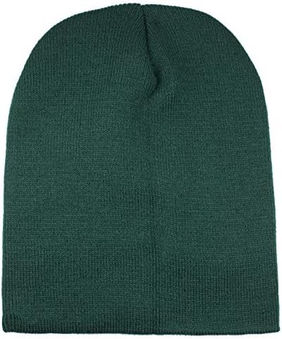 Gelante плете череп капаче топла зимска слабичка капа од 9 инчи долга
