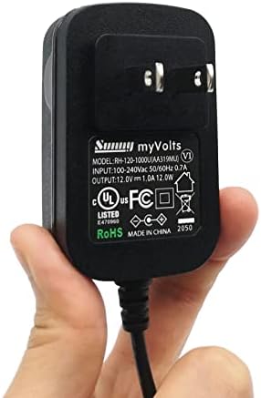 MyVolts 12V Адаптер за напојување компатибилен со/замена за Grandstream GXP2140 IP телефон - американски приклучок