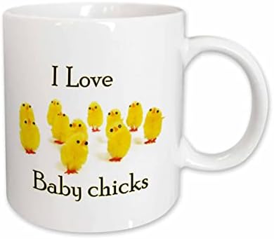 3drose florene - Decorative III - Печатење на I Love Baby Chicks - чаши
