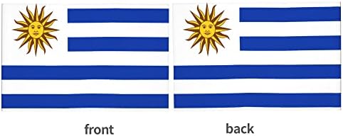 Знаме на знамето на Уругвај автомобил со знаме на двострана автомобилска знаме на автомобили