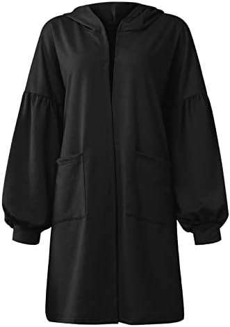 Водмиксиг женски обични јакни за пешачење пролет пролет лабаво вклопено топло плетено меко спортско копче надолу палто