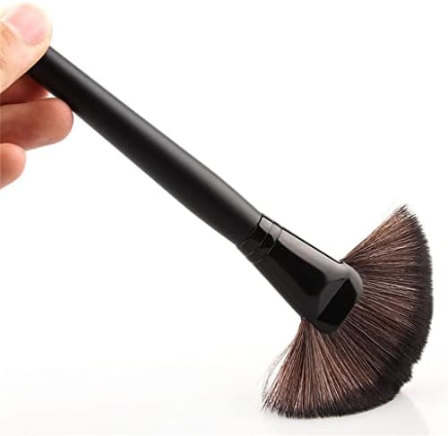 Црни четки за шминка Renslat 32PCS Поставете лавга во прав, козметички алатки за убавина