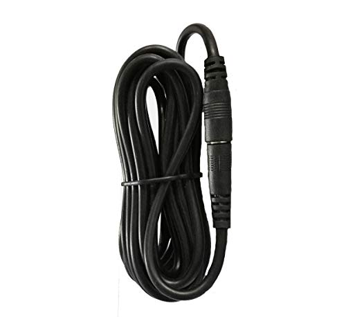 10 стапки Црн универзален 5V DC кабел за продолжување на напојувањето, кабелски кабел, компатибилен со Adaper 5V Power за домашна безбедносна