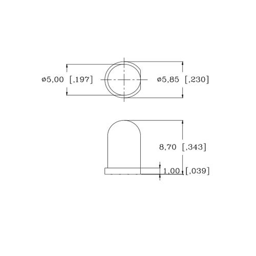 5мм 12V пред -жичен треперење/свеќа чиста зелена LED - ултра светла