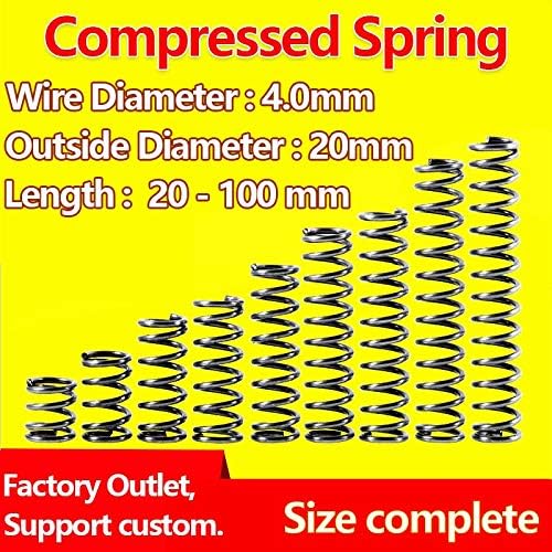 Заменете ја резервната пролетна компресија пролетна пумпа за пролетна плоча за притисок на пролетта на пролетната жица 4,0мм, надворешен дијаметар