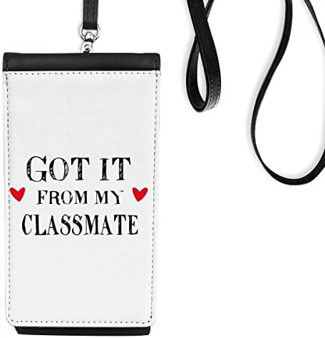 Добив од мојата сезона за дипломирање на соученици Телефонска чанта што виси мобилна торбичка со црн џеб