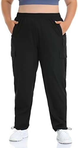 Zerdocean Plus Plus големина на отворено активни панталони за пешачење лесни суви атлетски панталони патенти џебови