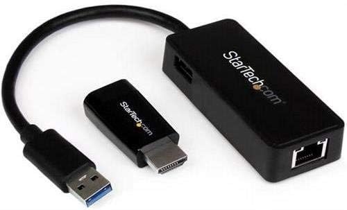 Startech Startech SAMC2VGaugek HDMI до VGA и USB 3.0 Gigabit Ethernet додаток за додатоци за Samsung Chromebook 2 & Series 3