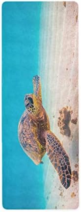Алаза под морскиот океан цртан филм риба желка желки рак октопод морски коњчиња полжав јога мат не лизгање фитнес вежба, душек за вежбање