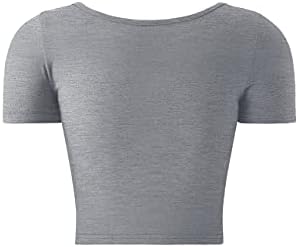 Клото лесни култури врвови тенок вклопен кошули за вежбање за жени