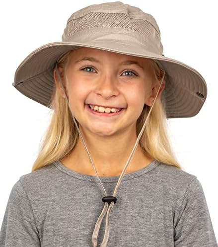 Geartop upf 50+ Детска сончева капа за да се заштити од УВ сончевите зраци - деца со корпи за корпи и капаци за сонце за деца кои кампуваат