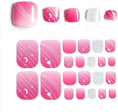 22 парчиња модни летни пети налепници за нокти го обвиткуваат ноктите уметност selfsstick zxj-045 од 24/7 продавница