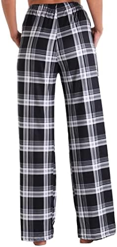 X-слика Вообразно удобно обични панталони со пижами со џебови и влечење
