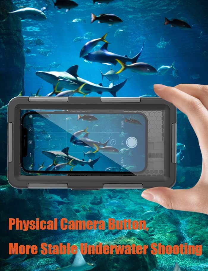2 Нуркање Водоотпорен Телефон случај 50ft IP68 Сурфање Пливање Нуркање Отворено Фото Видео Подводен Телефон Случај За iPhone Samsung Galaxy
