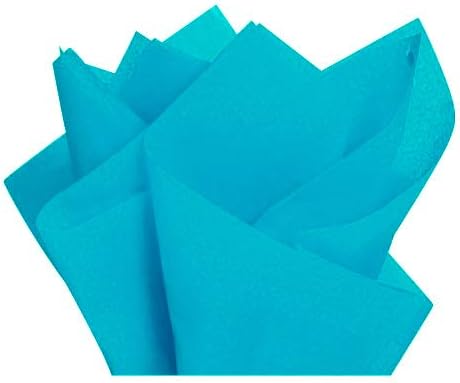 Flexicore Пакување бели кесички за хартија за хартија и кралско сино сино подарочно ткиво на хартија Големина: 8 инчи x 4,75 инчи x