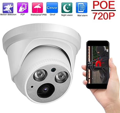 Надзор за домашна IP безбедност По -купола камера водоотпорен на отворено 2560x1440 видео