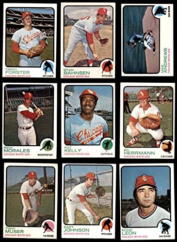 1973 Topps Chicago White Sox Team го постави Чикаго Вајт Сокс VG/EX+ White Sox