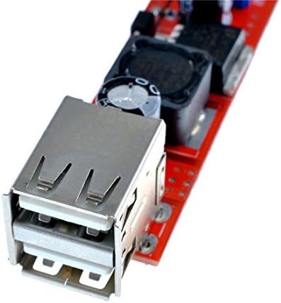 Oiyagai 2PCS DC до DC регулатор на напон чекор надолу надолу за напојување модул за конвертор на конверторот 6-40V до 5V 3A излез со
