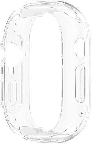 Meyzeli 2 пакет TPU Case компатибилен со Apple Watch Ultra 49mm, мек TPU ShockProof Ultra-Thin Anticratch Frame за Iwatch Ultra 49mm