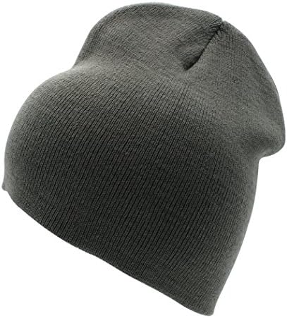 Кратко обичен рамнини на највисоко ниво - Зимска унисекс обична плетена капа