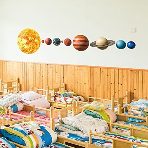 Планети Ѕидни Налепници Соларен Систем Ѕидни Налепници За Детска Соба Игротека Домашен Декор