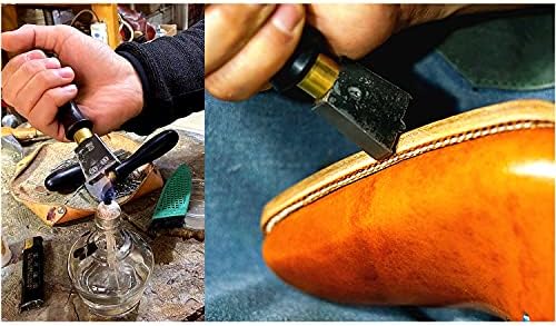 1pc 13mm/14mm Shoemaker Shoemaker Cobbler ѓон потпетица Edge Iron Glaz Полски алатка за палење постави топол восок алатка