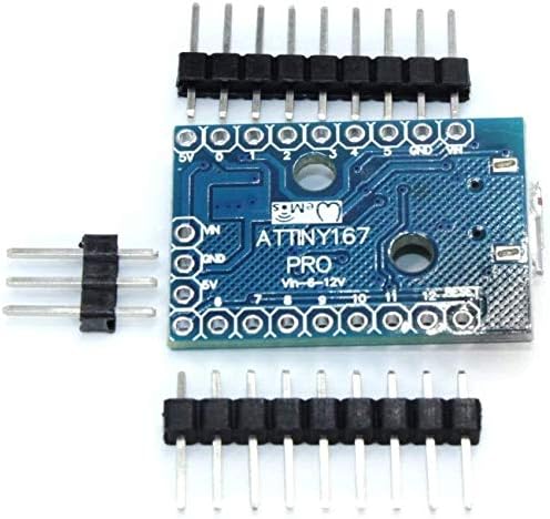 ZYM119 USB развој на табла за развој Attiny167 Синиот електронски модул Компатибилен пин/место за растојание STEUERMODUL Компјутерска табла