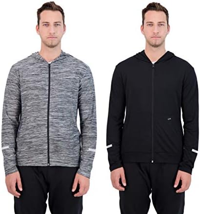 Unipro Mens 2 пакувања поштеда на поштеда или четвртина поштенска брза облека за џемпери облека за вежбање и вежбање и вежбање